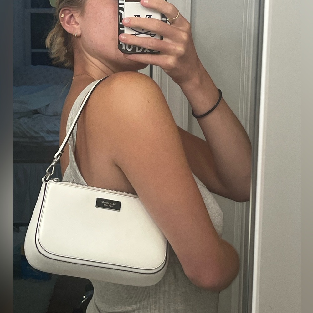 Kate spade shoulder bag white